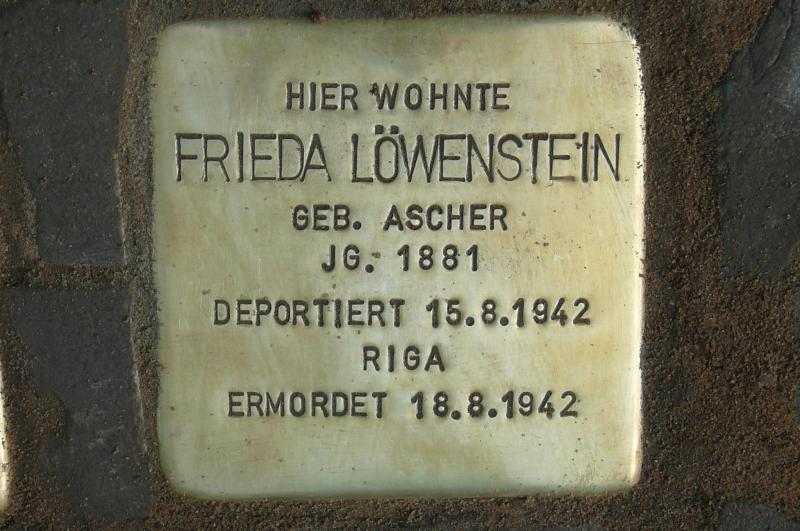 Foto: Initiative Stolpersteine Charlottenburg-Wilmersdorf
