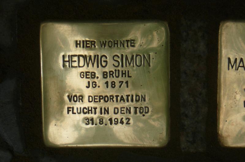 Foto: Initiative Stolpersteine Charlottenburg-Wilmersdorf