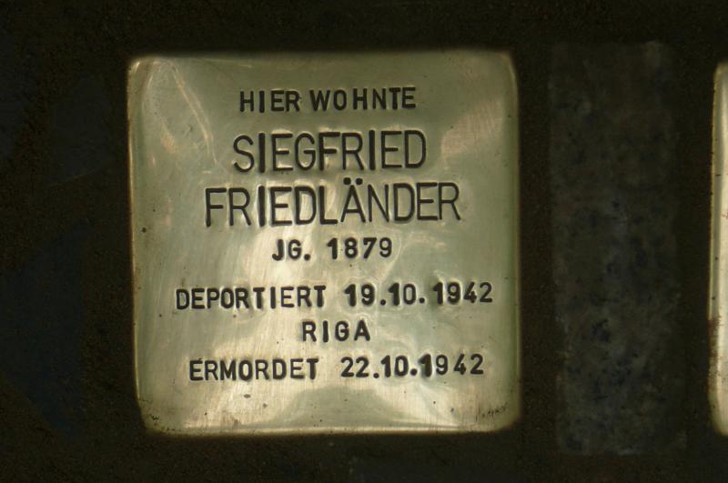 Foto: Initiative Stolpersteine Charlottenburg-Wilmersdorf