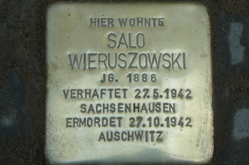 Foto: Initiative Stolpersteine Charlottenburg-Wilmersdorf