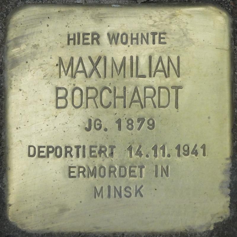 Stolperstein für Maximilian Borchardt