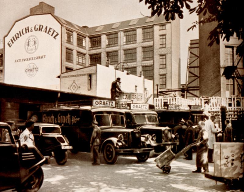 Abfertigungshöfe der Versandabteilungen, aus: Festschrift der Firma Ehrich&Graetz, 1866 - 1941, Berlin 1941, ©Jüdisches Museum Berlin