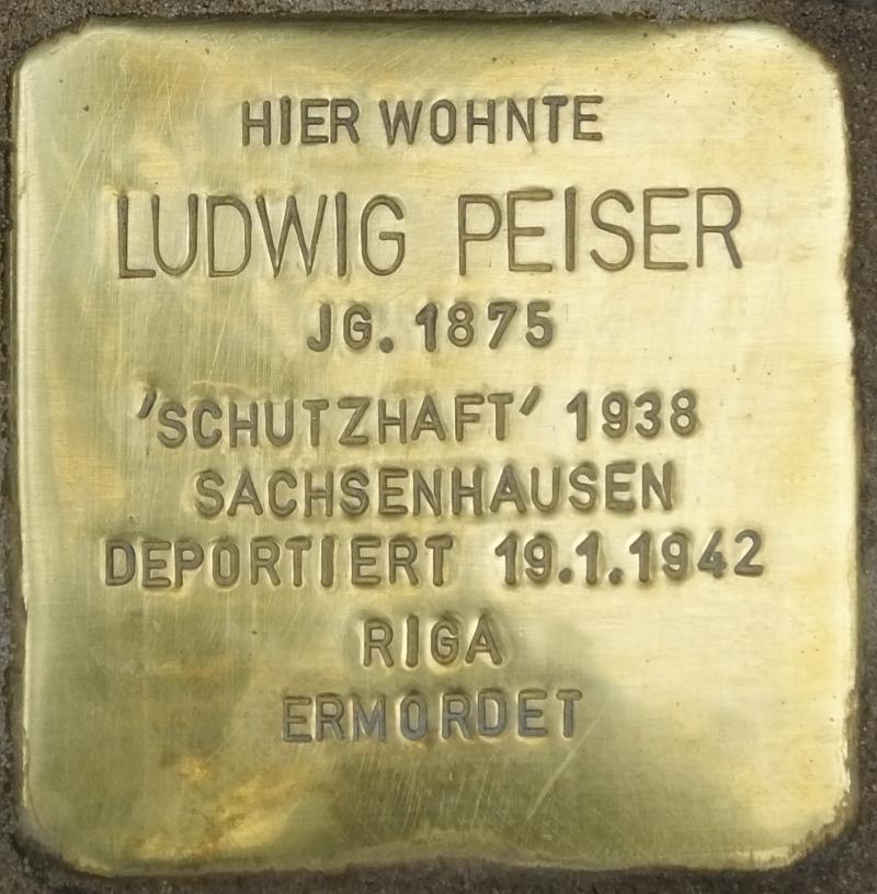 Stolperstein für Ludwig Perser