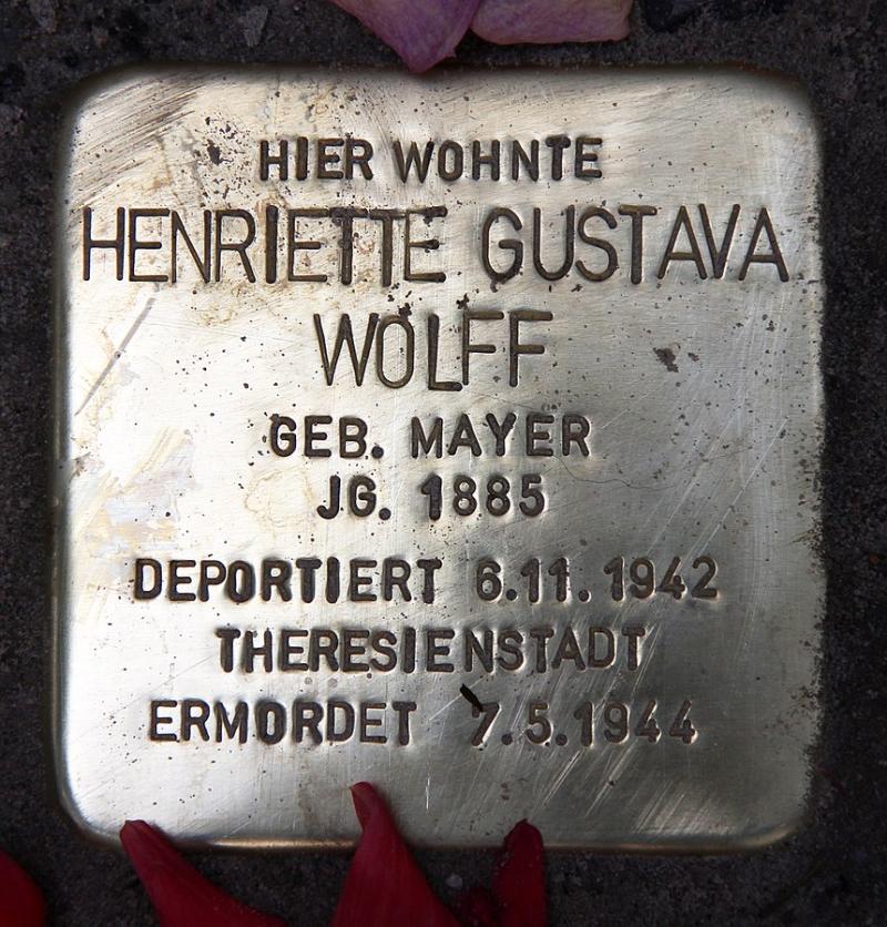 Henriette Gustava Wolff © OTFW