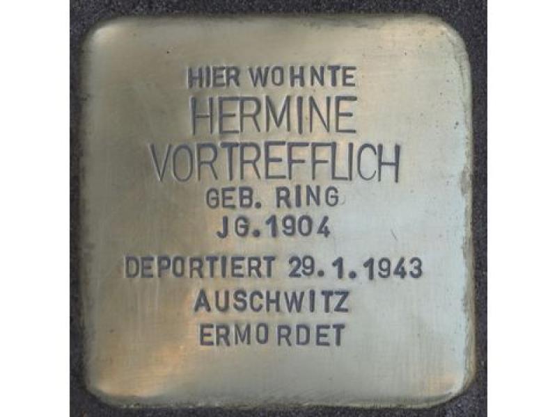 Stolperstein Hermine Vortrefflich