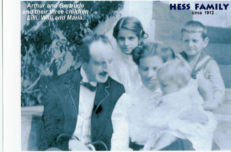 Familie Hess, um 1912. Foto: Privatbesitz