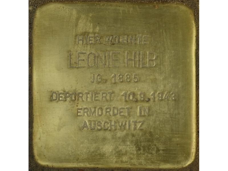 Stolperstein für Leonie Hilb © Stolpersteine-Initiative CW, Hupka