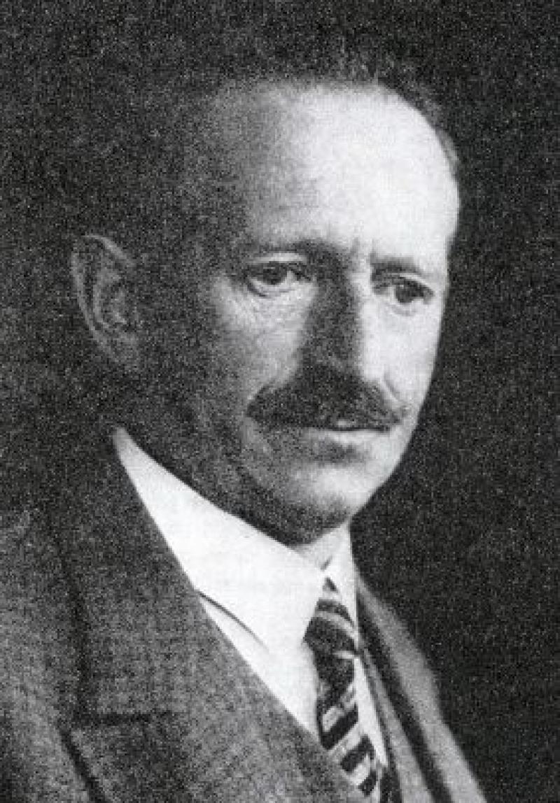 Das Portrait stammt aus dem Jahr 1933 und ist der Dokumentation der DGHO entnommen. (Bild: aus der Dokumentation der DGHO)