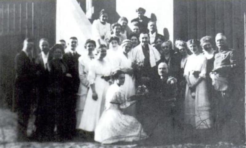 Hochzeitsfoto Richard und Charlotte Kobrak