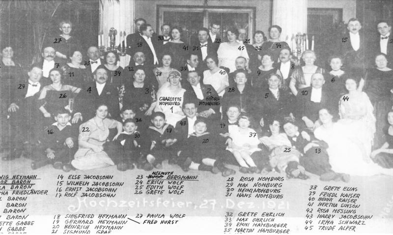 Hochzeitsfoto Georg und Charlotte Nomburg Bild: privat