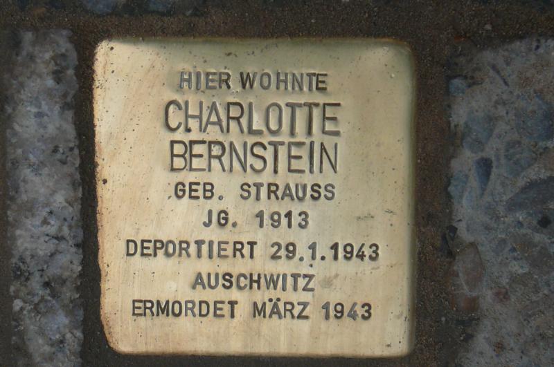 Foto: Initiative Stolpersteine Charlottenburg-Wilmersdorf