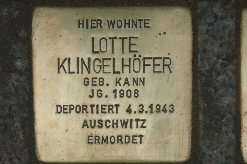 Foto: Initiative Stolpersteine Charlottenburg-Wilmersdorf