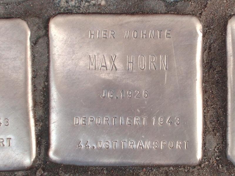 Stolperstein für Max Horn