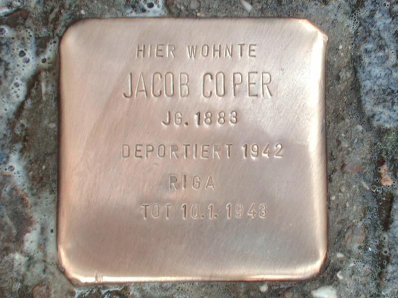 Stolperstein für Jacob Coper