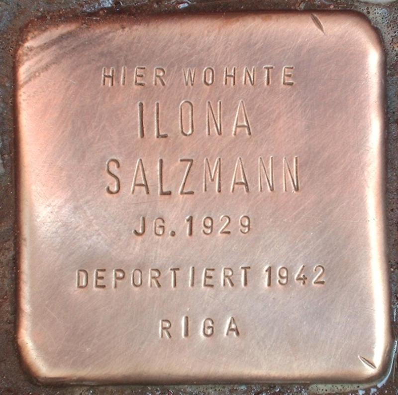Stolperstein für Ilona Salzmann