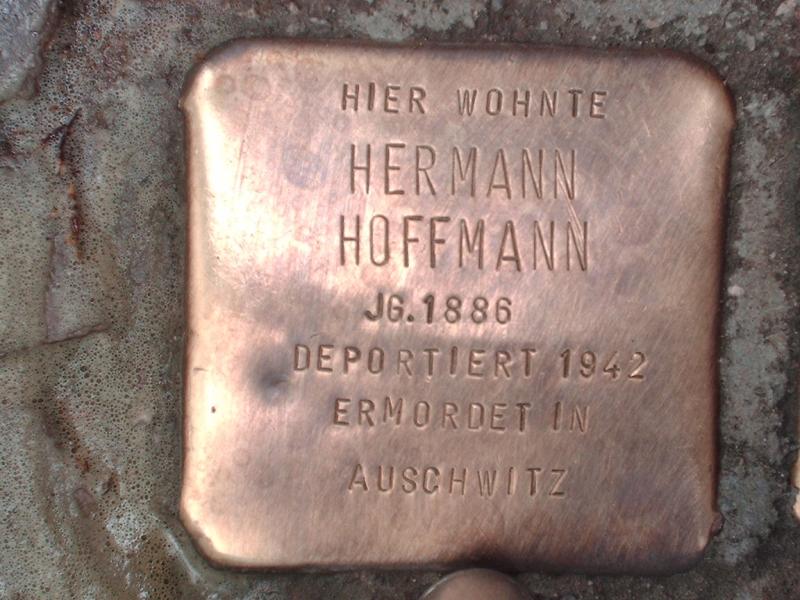 Stolperstein für Hermann Hoffmann