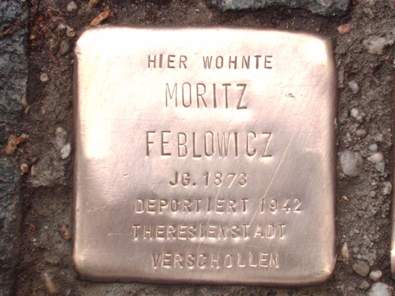 Stolperstein für Moritz Feblowicz