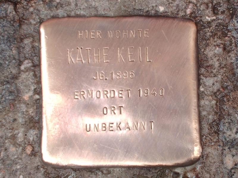 Stolperstein für Käthe Keil