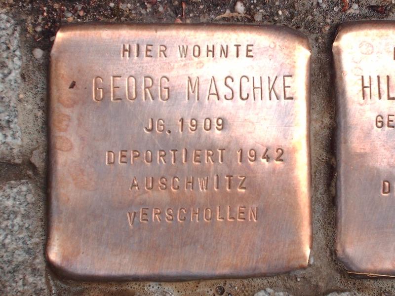 Stolperstein für Georg Maschke