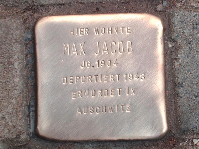 Stolperstein für Max Jacob