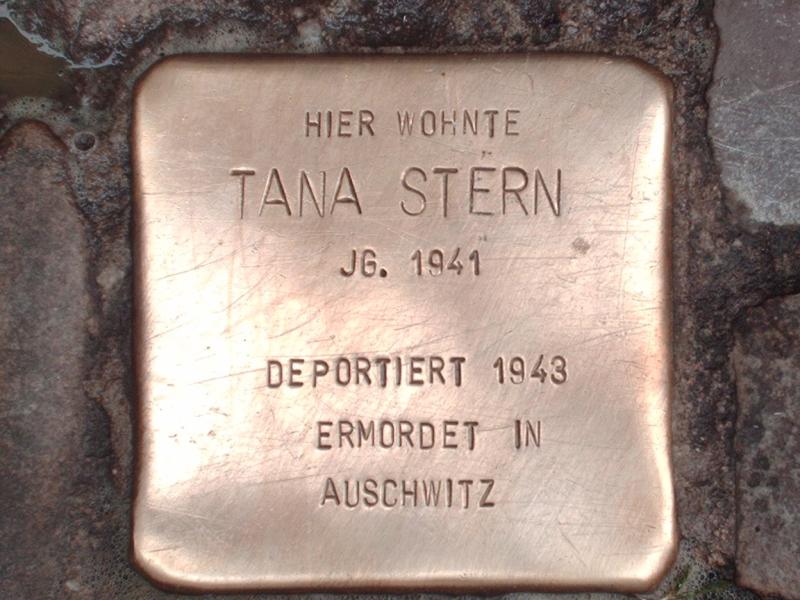Stolperstein für Tana Stein