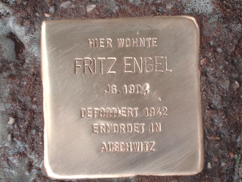 Stolperstein für Fritz Engel