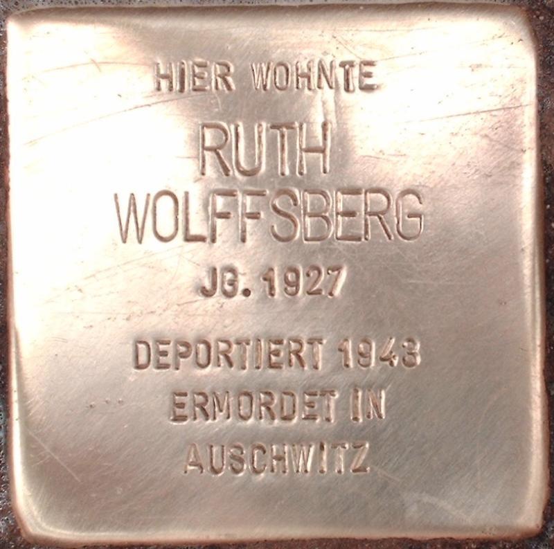 Stolperstein für Ruth Wolffsberg