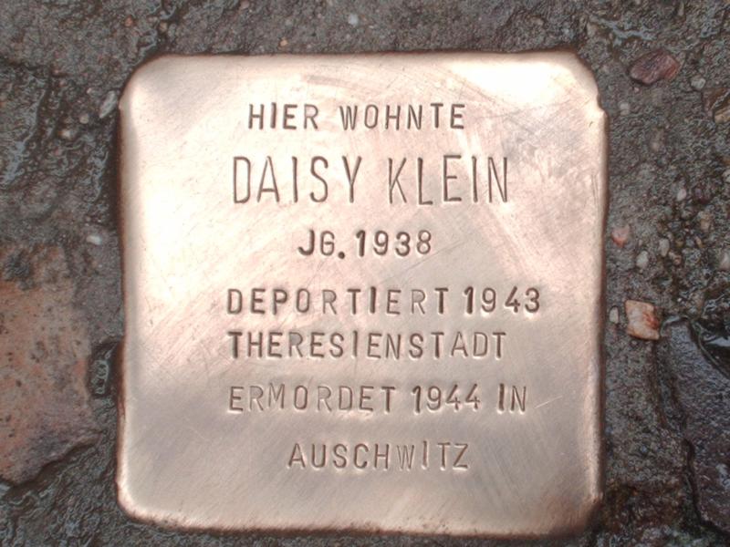 Stolperstein für Daisy Klein