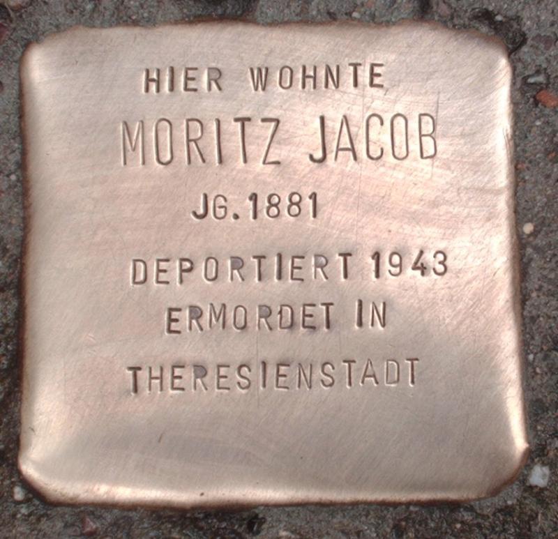 Stolperstein für Moritz Jacob