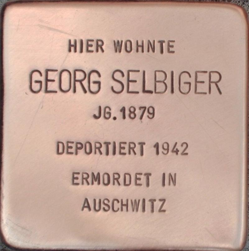 Stolperstein für Georg Selbiger