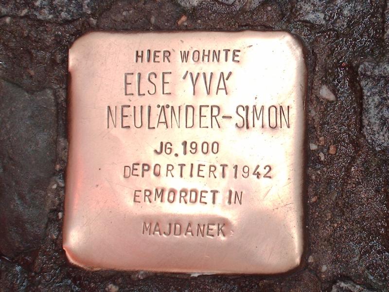 Stolperstein für Else Neuländer-Simon