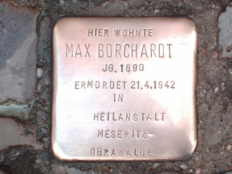 Stolperstein für Max Borchardt