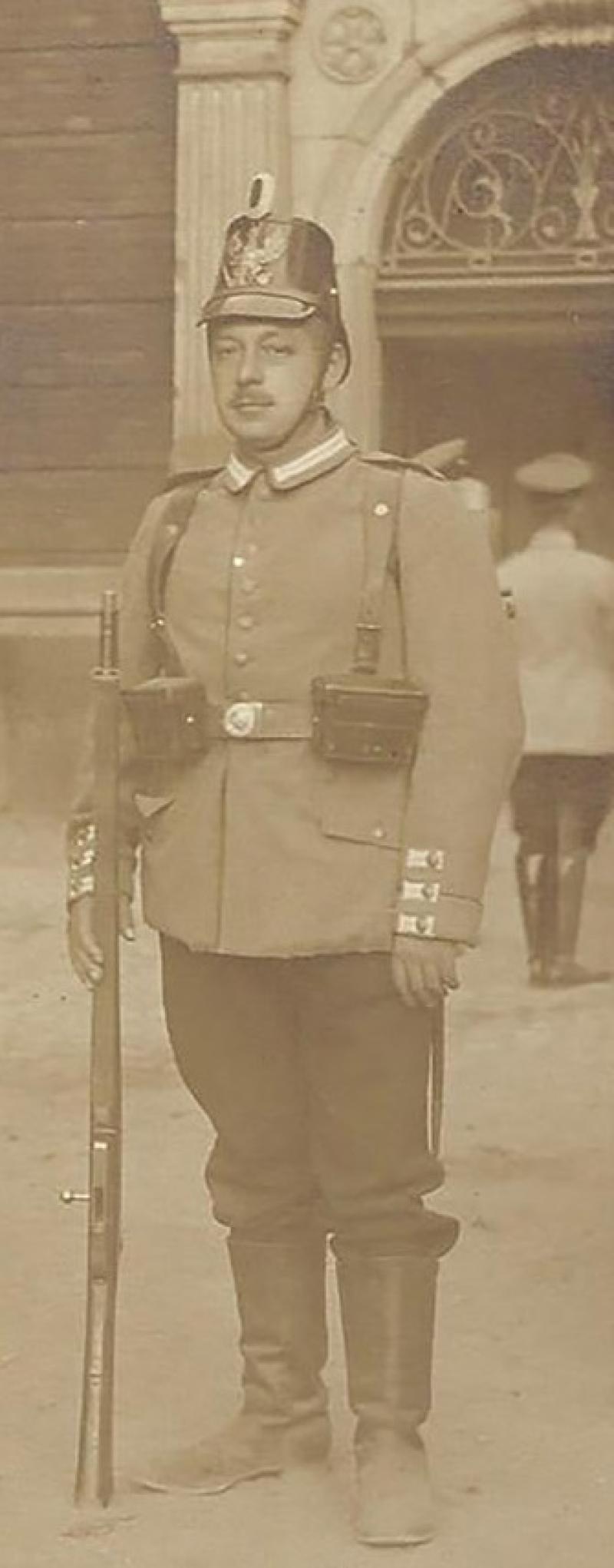 Hugo Exiner als Soldat im ersten Weltkrieg ca. 1914 © Familienbesitz