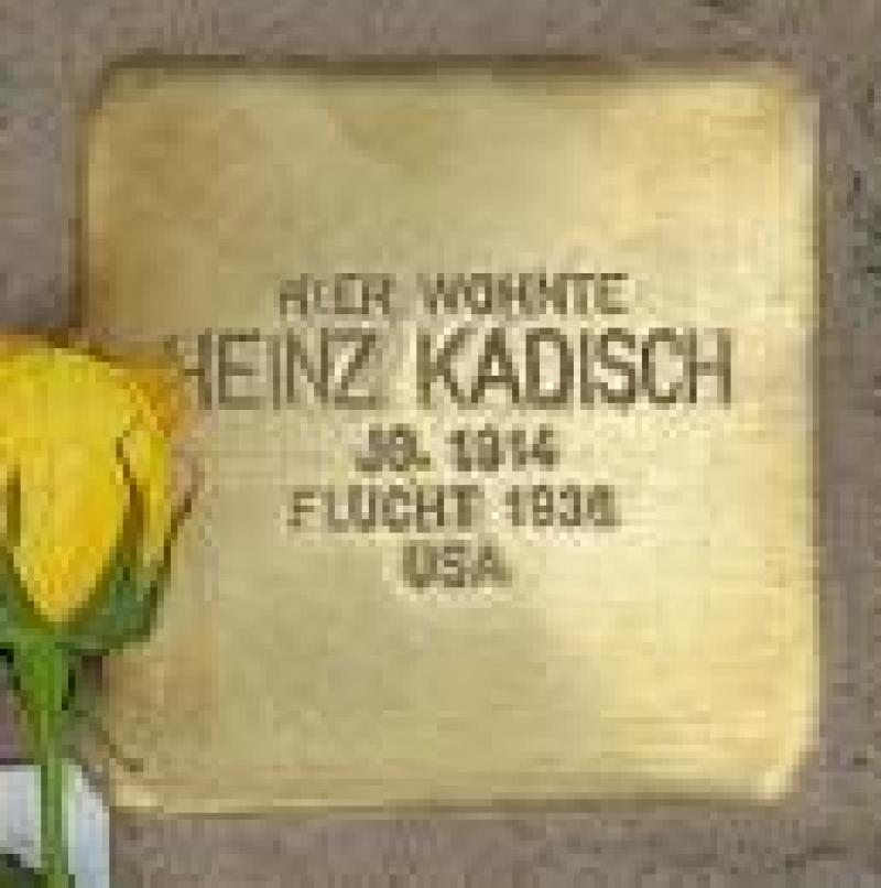 Stolperstein Heinz Kadisch, Foto: OTFW