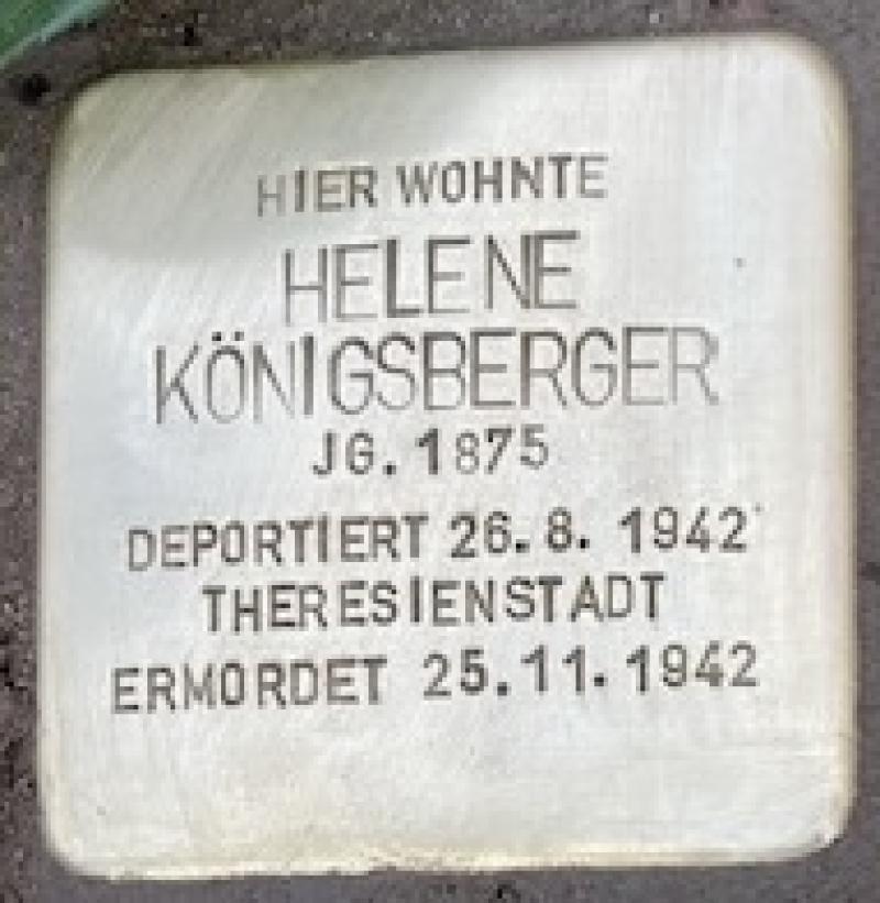 Stolperstein Martha Königsberger @ Initiative Mitte