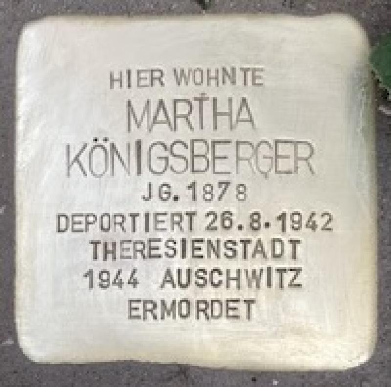 Stolperstein Helene Königsberger @ Initiative Mitte