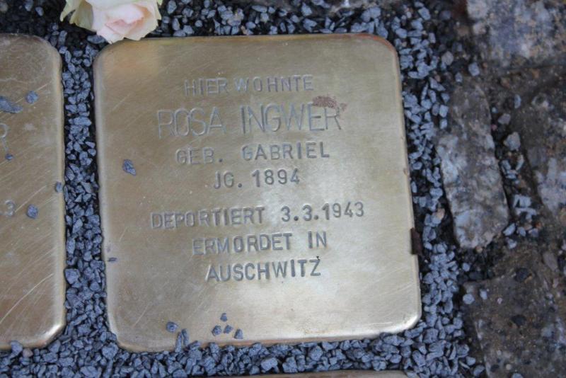 Stolperstein Rosa Ingwer © Koordnierungsstelle Stolpersteine Berlin