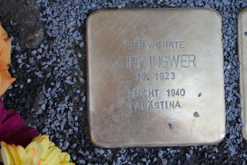 Stolperstein Kurt Ingwer © Koordinierungsstelle Stolpersteine Berlin