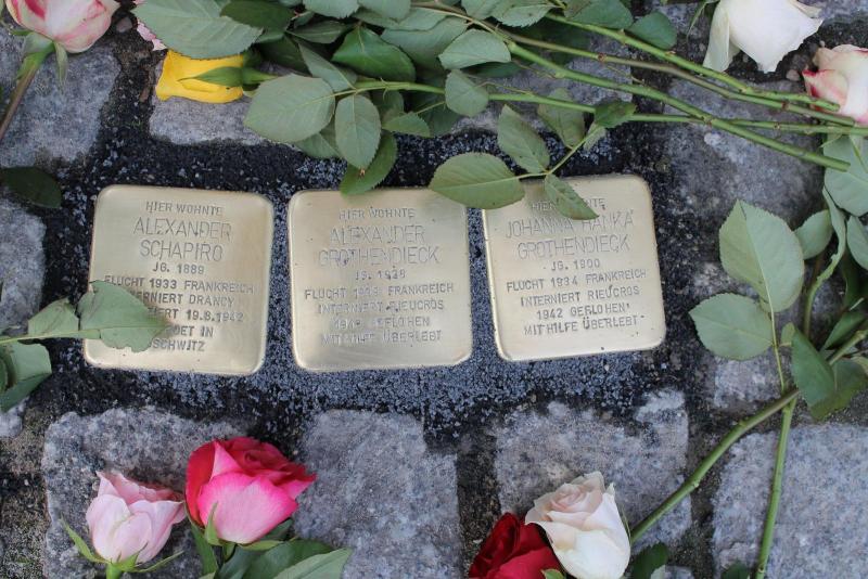 Stolpersteine Familie Schapiro-Grothendieck © Koordinierungsstelle Stolpersteine Berlin