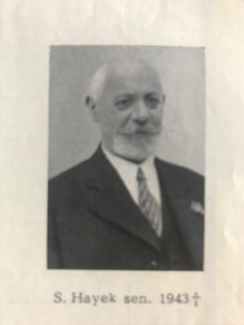 Simon Hayek (Rechte: Projekt Stolpersteine / Familie)