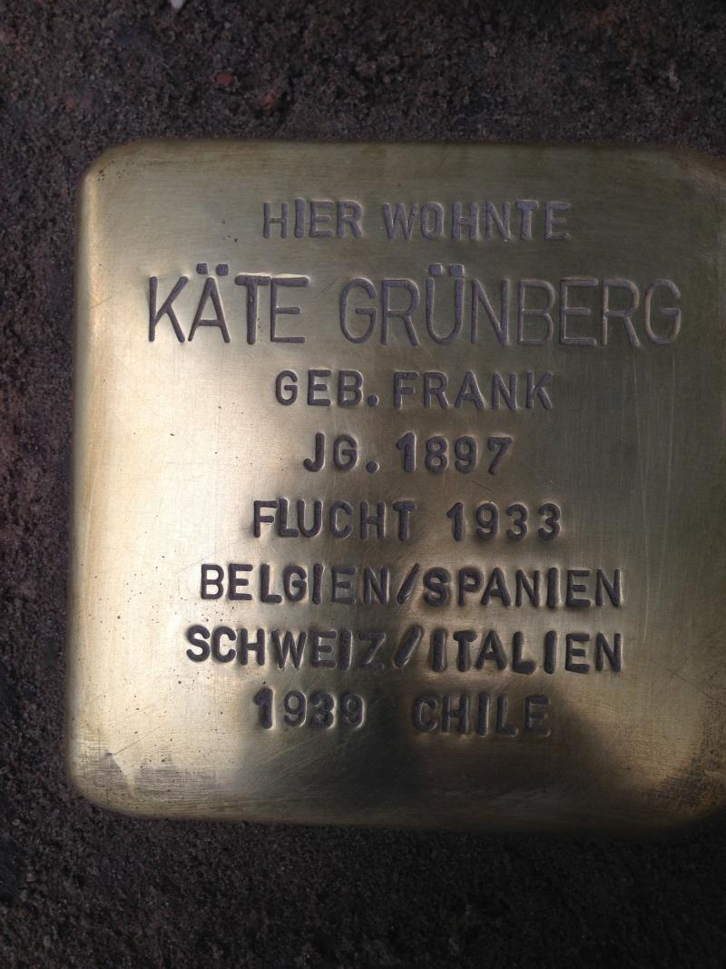 Stolperstein für Käte Grünberg