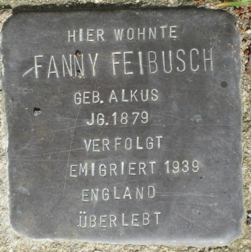 Stolperstein für Fanny Feibusch