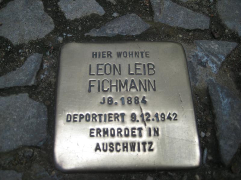 Stolperstein für Leon Leib Fichmann