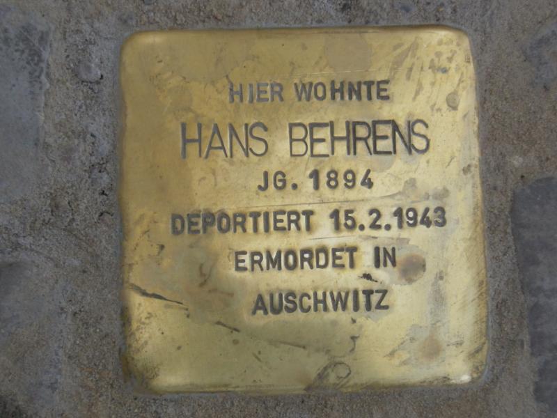 Foto: Initiative Stolpersteine Charlottenburg-Wilmersdorf