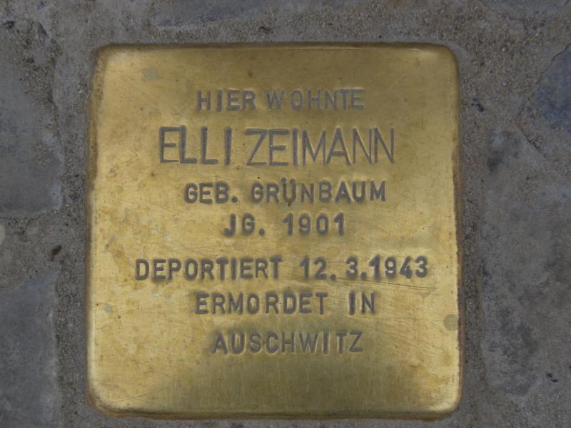 Foto: Initiative Stolpersteine Charlottenburg-Wilmersdorf
