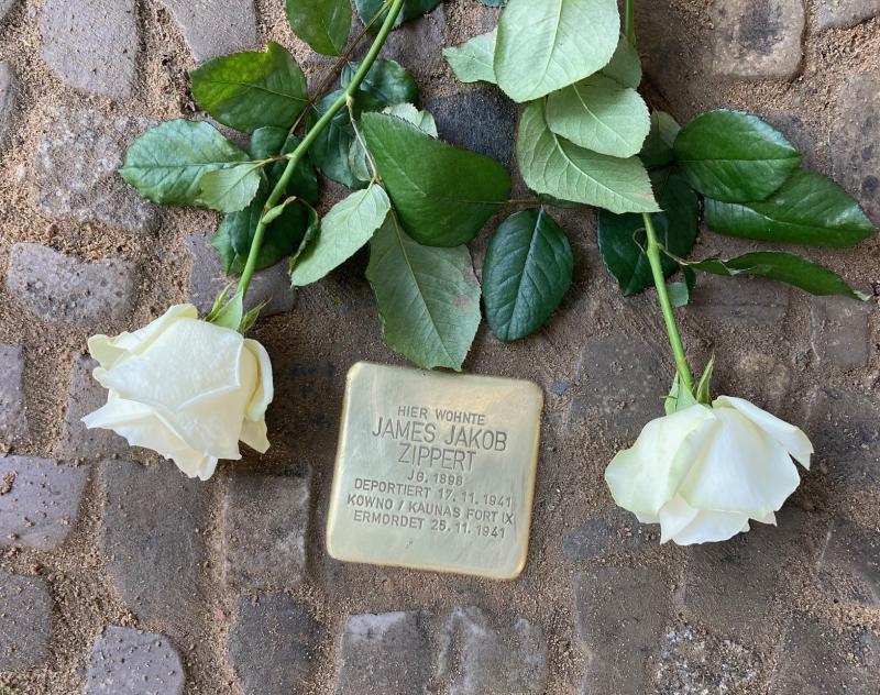 Stolperstein James Jakob Zippert © Koordinierungsstelle Stolpersteine Berlin