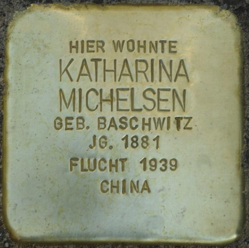 Stolperstein Katharina Michelsen - Bild: Stolpersteine-Initiative CW, Hupka