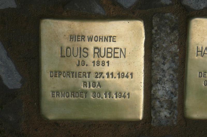 Stolperstein von Louis Ruben