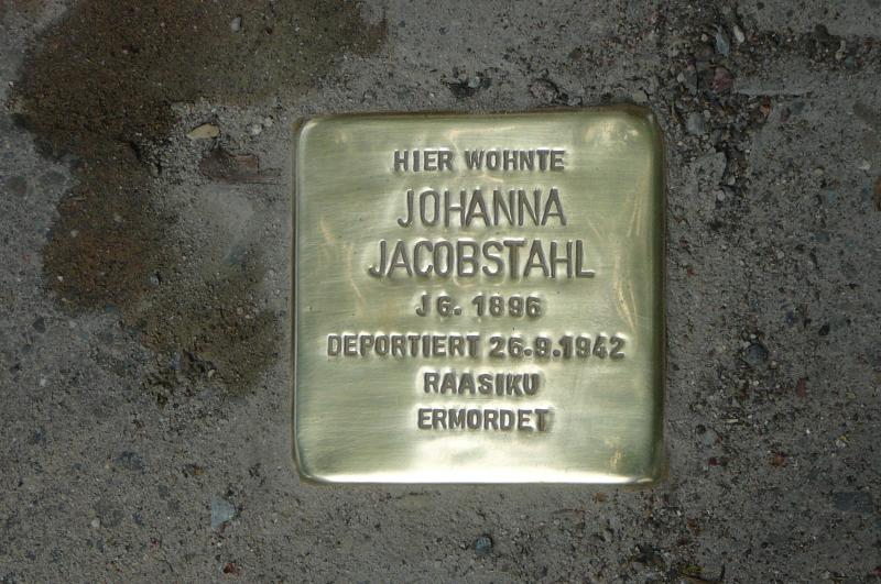 Foto: Initiative Stolpersteine Charlottenburg-Wilmersdorf