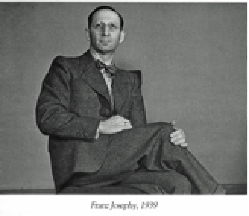 Franz Josephy- 1939  Foto: Genehmigung Judith Elsley